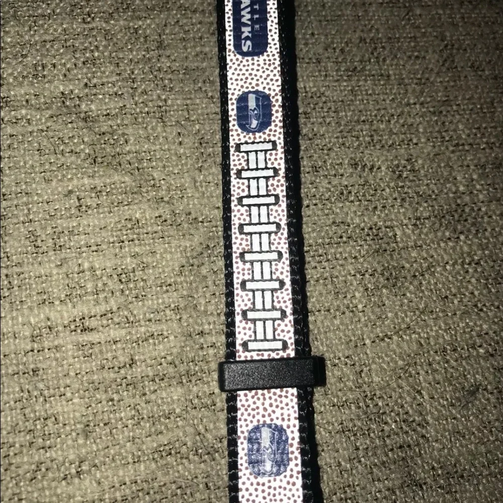 Seattle Seahawks NFL Adjust Reflective Silver Small Dog Cat Pet Collar 10”-14.5”